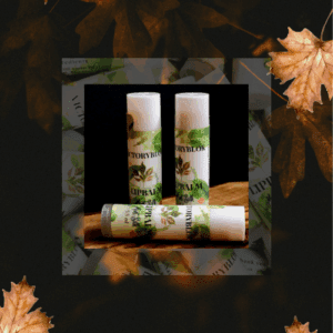 VICTORYBLOK Silk Mint Lip Balm tubes, formulated for a smooth,